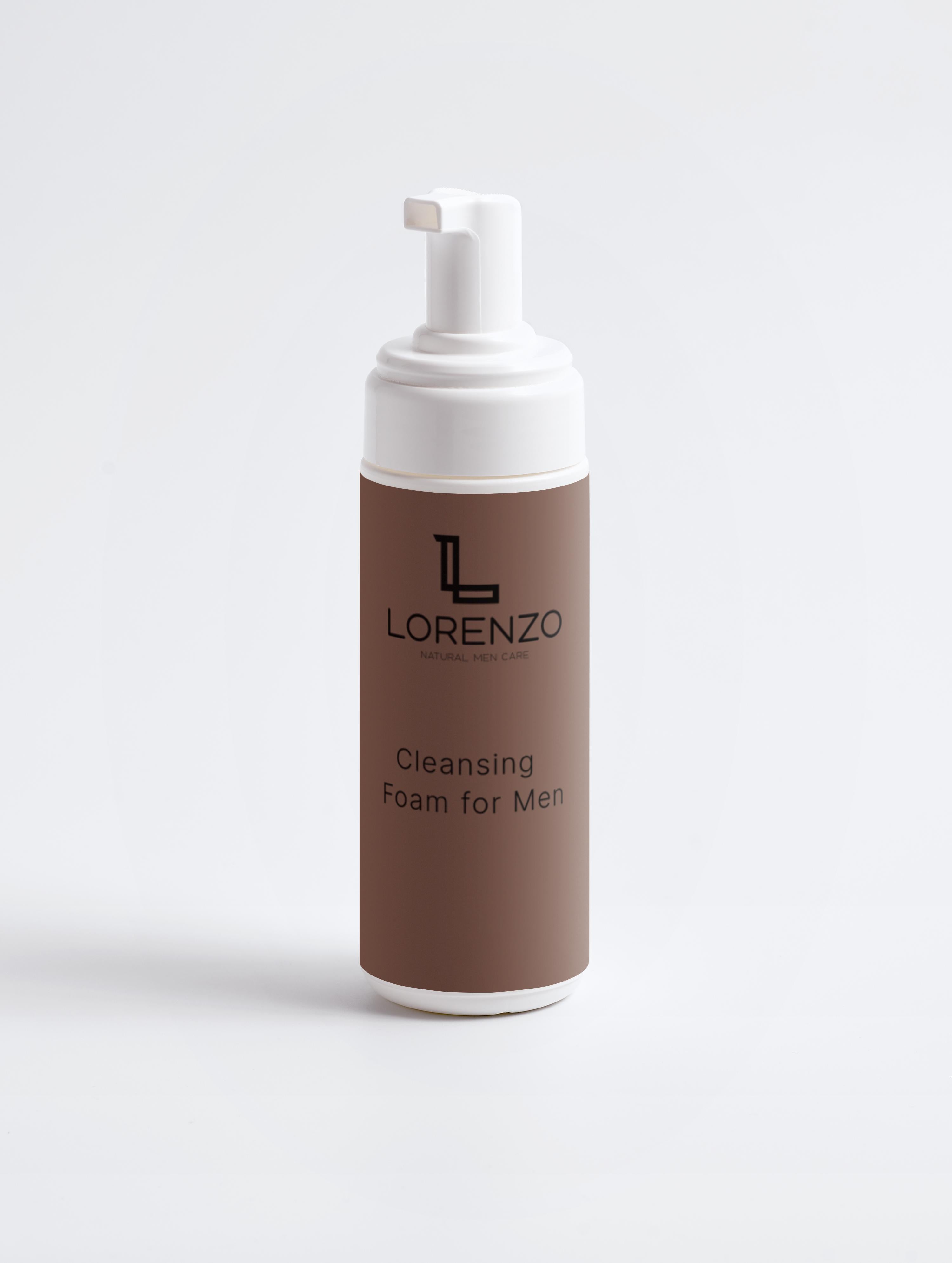 Cleansing Foam for Men brauner flasche mit pumpfunktion