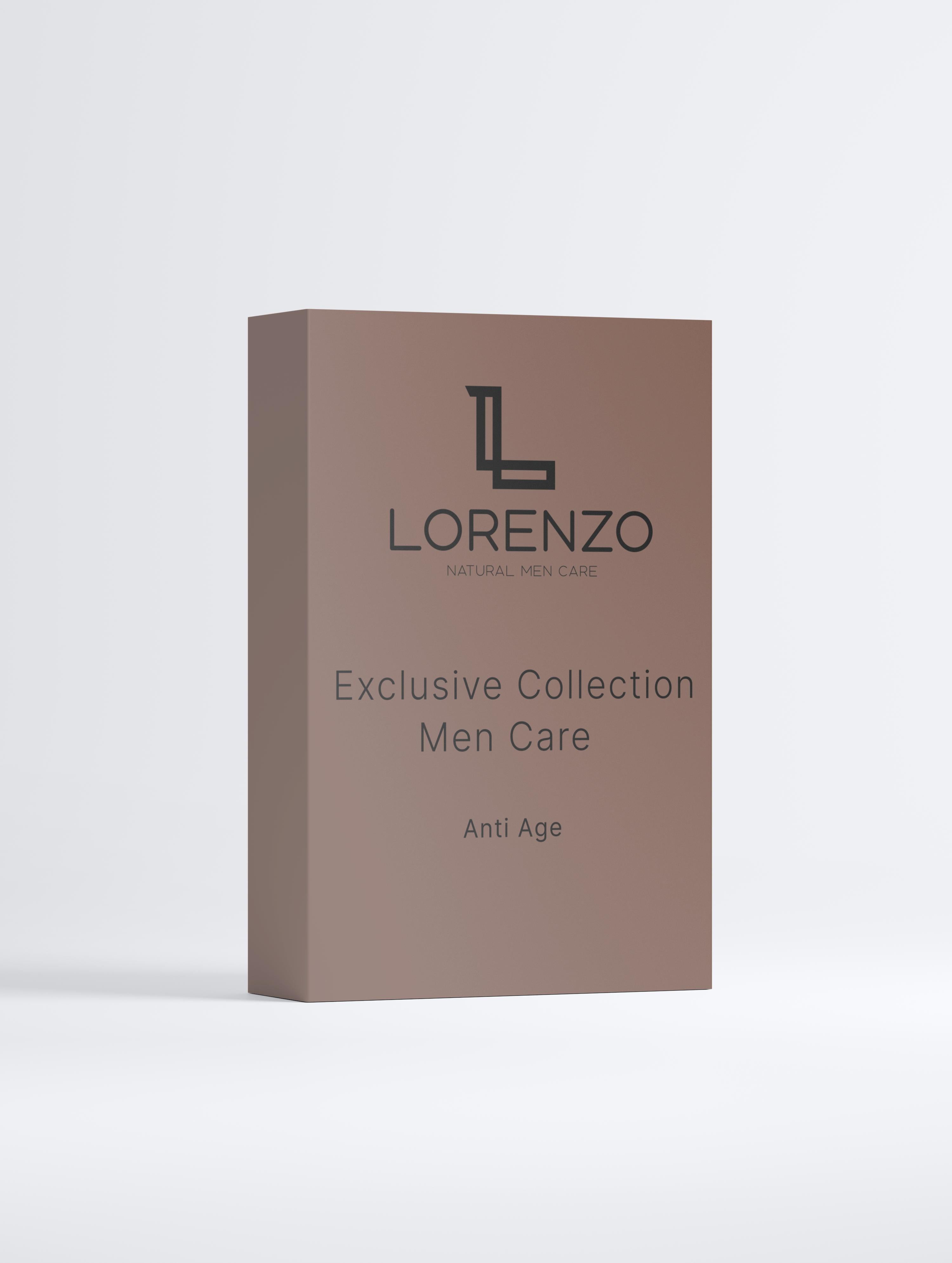 Exclusive Collection Men Care Anti Age Lorenzo natural men care als braune box verpackung