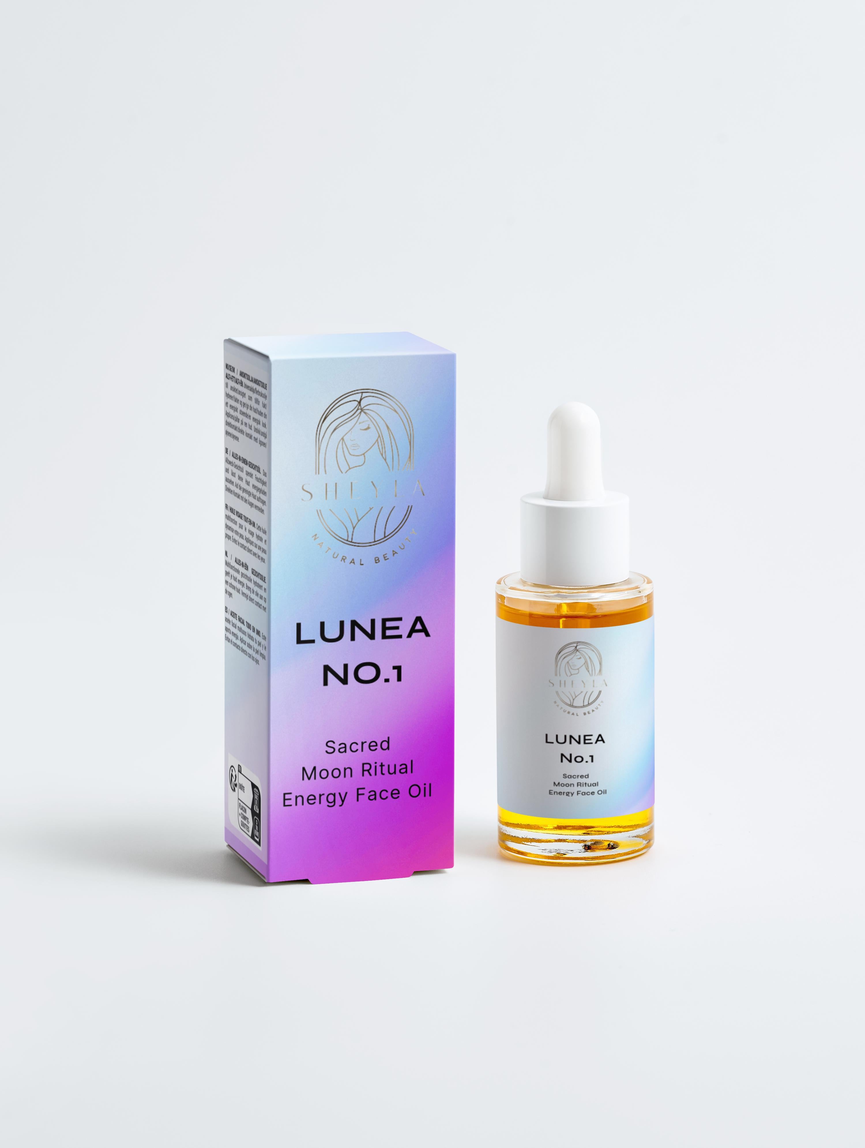 Lunea NO.1 Moon Energy Face Oil – luxuriöses Bio-Gesichtsöl für trockene und reife Haut mit natürlichem Glow-Effekt