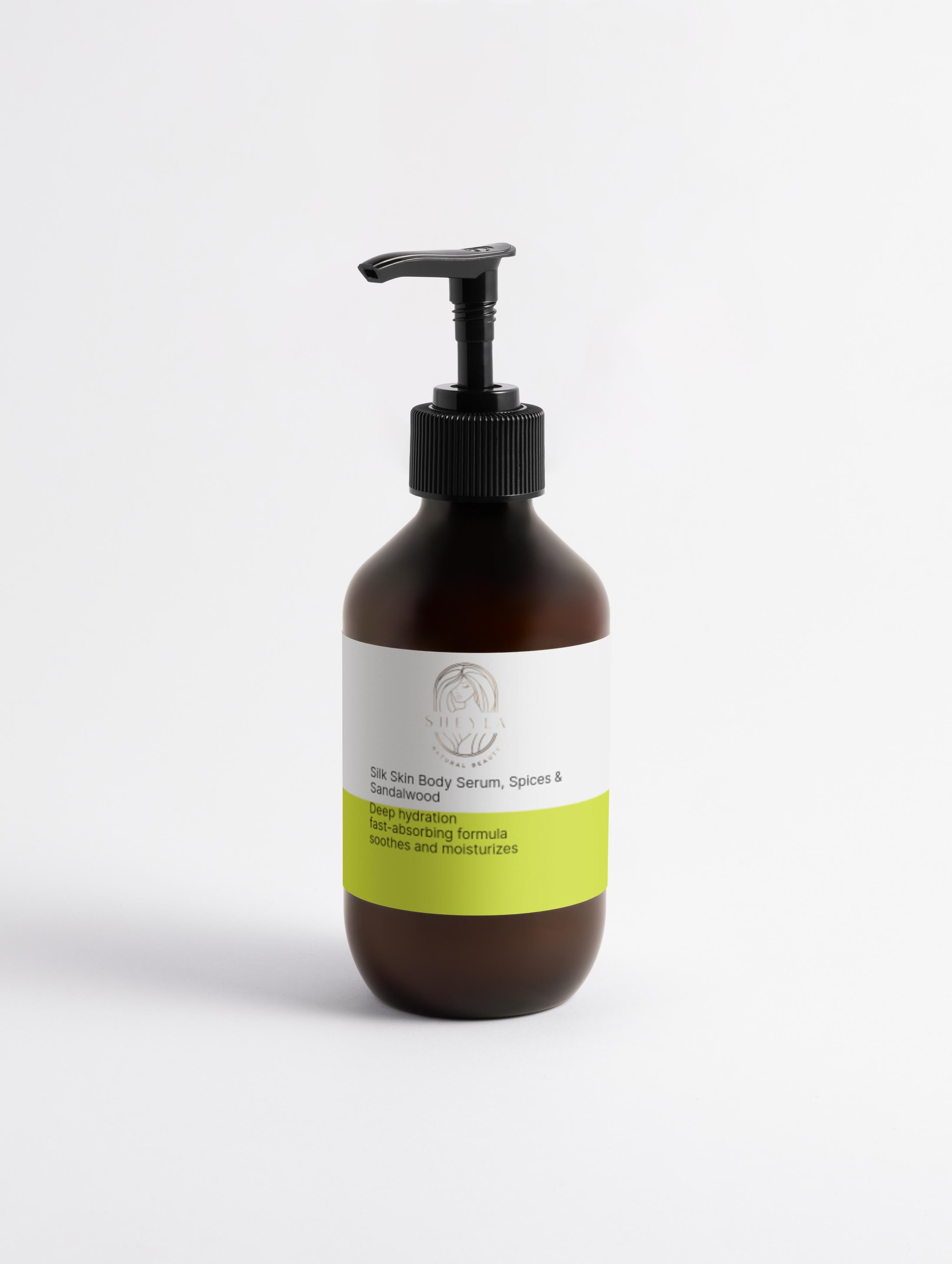 Silk Skin Body Serum, Spices & Sandalwood