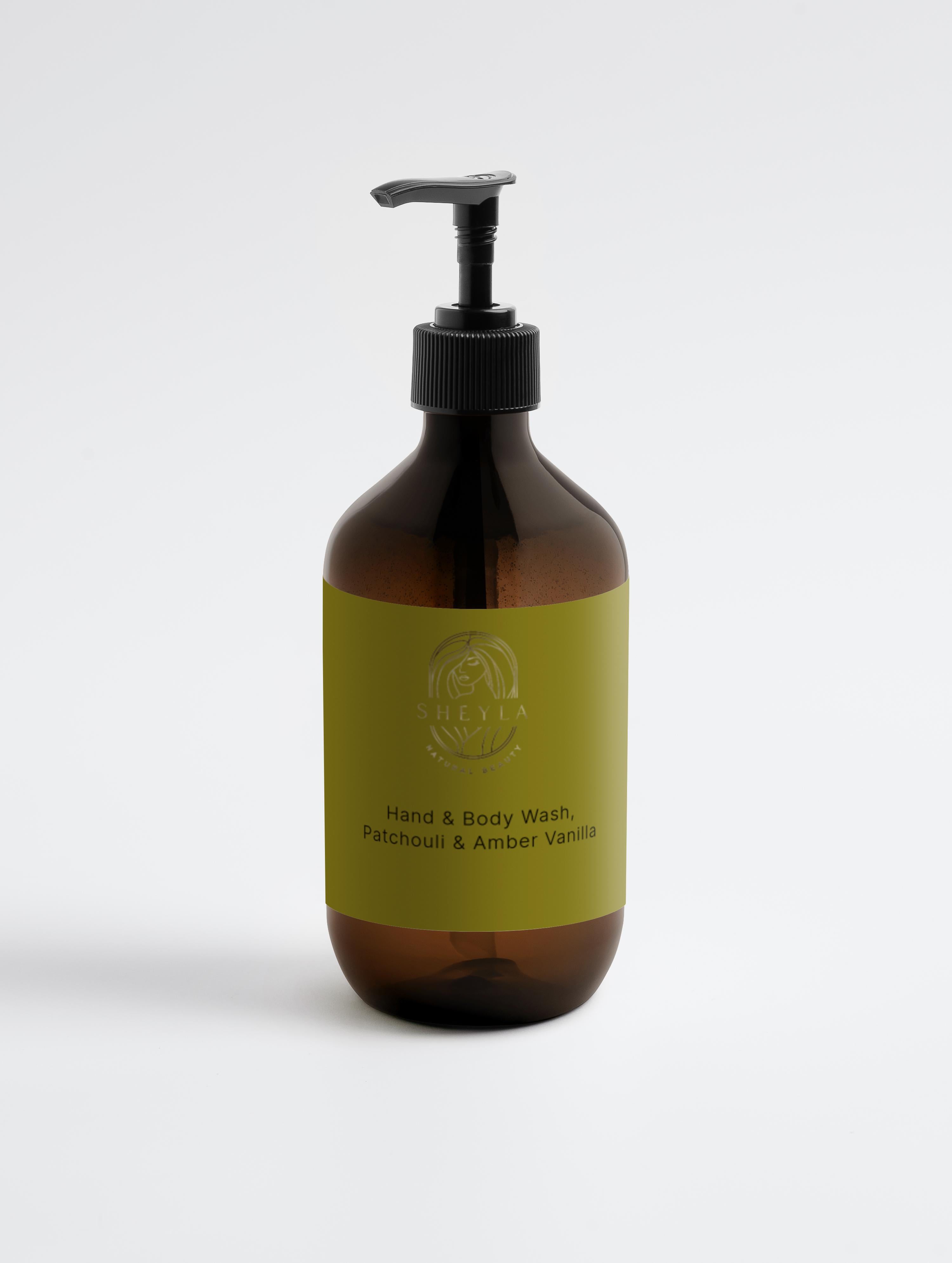 Hand & Body Wash Patchouli & Amber Vanilla